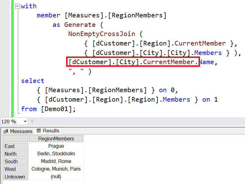 Figure 23 - Context nesting through iterators Figure 23 - Context nesting through iterators